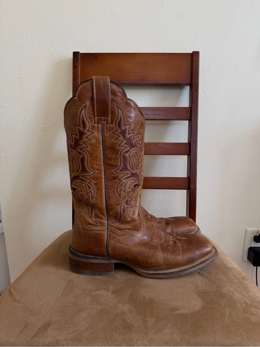Women’s Brown Leather Western Cowboy Boots